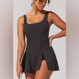 POPFLEX Tie breaker Superdress athletic dress black size Medium